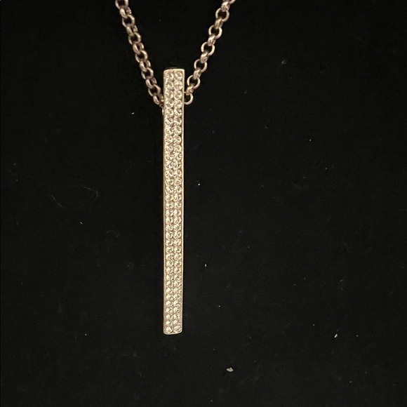Fashion Jewelry Gold Bar Necklace - Picture 2 of 5